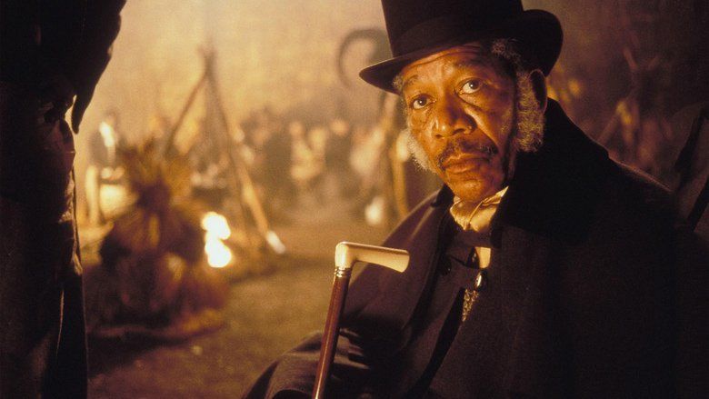 Morgan Freeman in una scena di Amistad